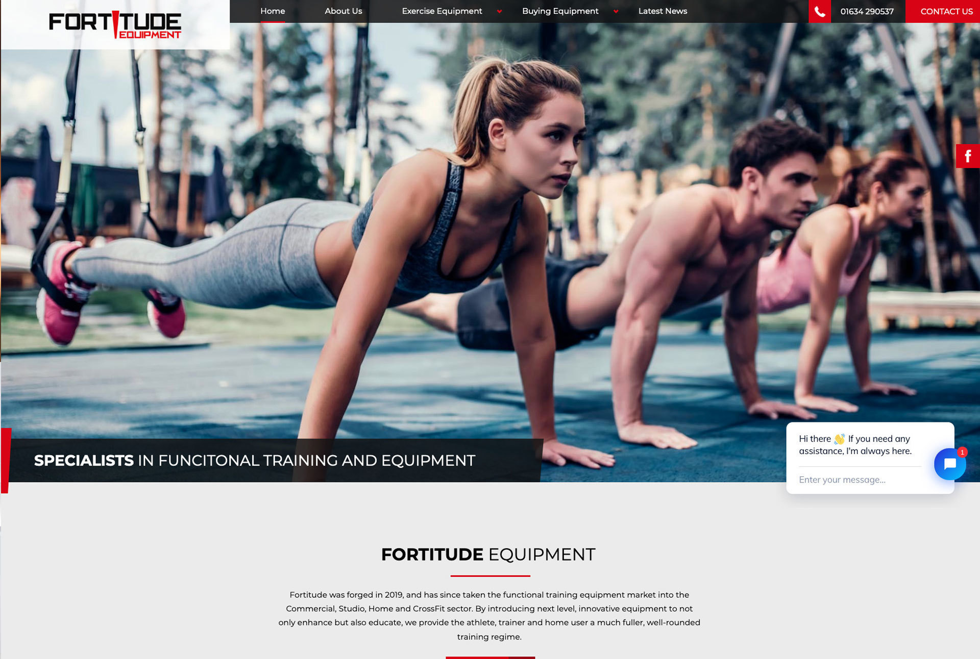 Fortitude website design by it'seeze Camberley