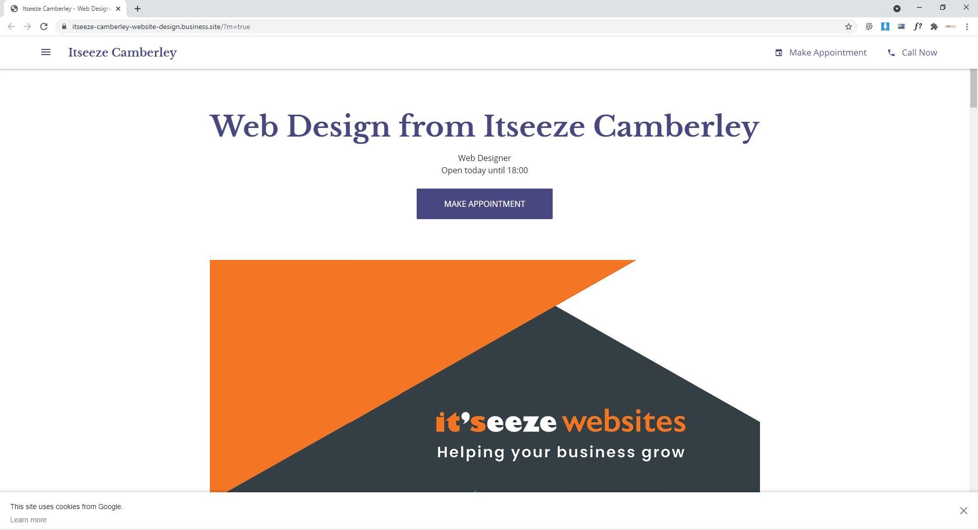 Web Design from Itseeze Camberley