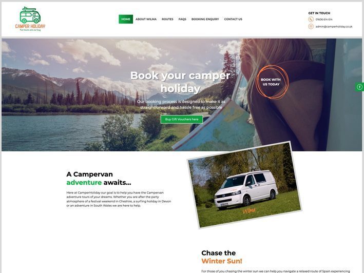 A website design in Camberley